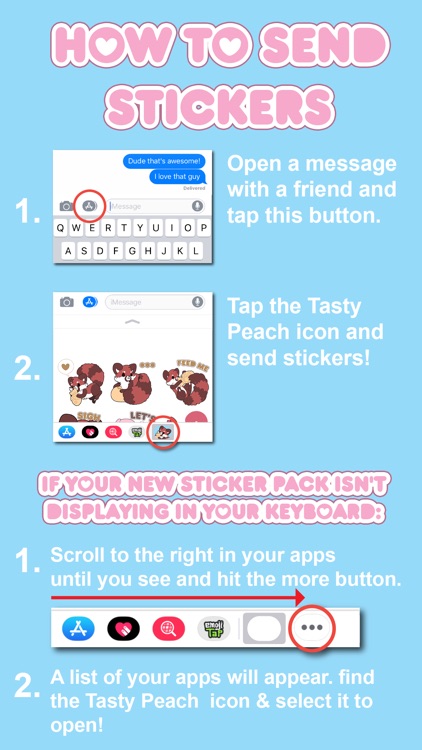 Tasty Peach Stickers screenshot-5