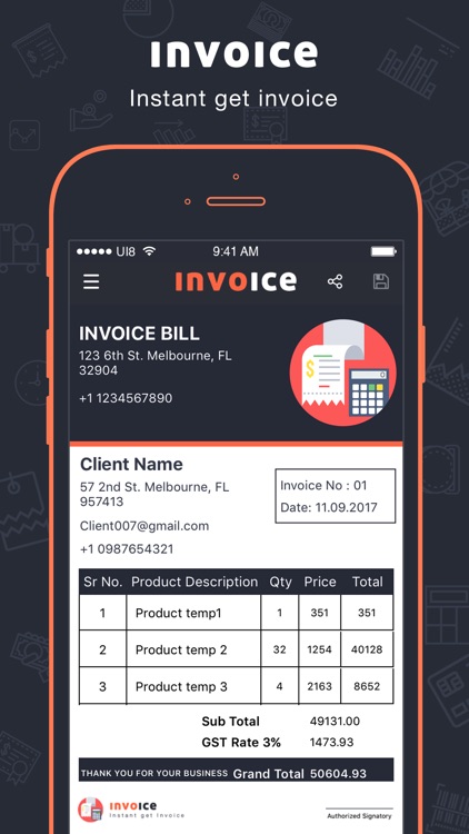 Business Invoice Bill GST Tax screenshot-4