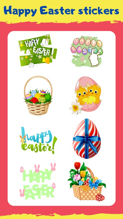 Happy Easter Emoji Stickers !