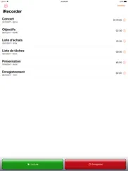 irecorder pro - simpletouch iPad Captures Décran 1