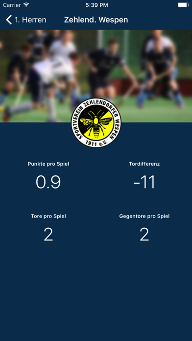 Wespen Hockey Screenshot