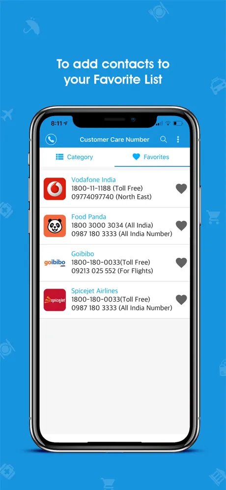 Toll Free & Customer Care No.