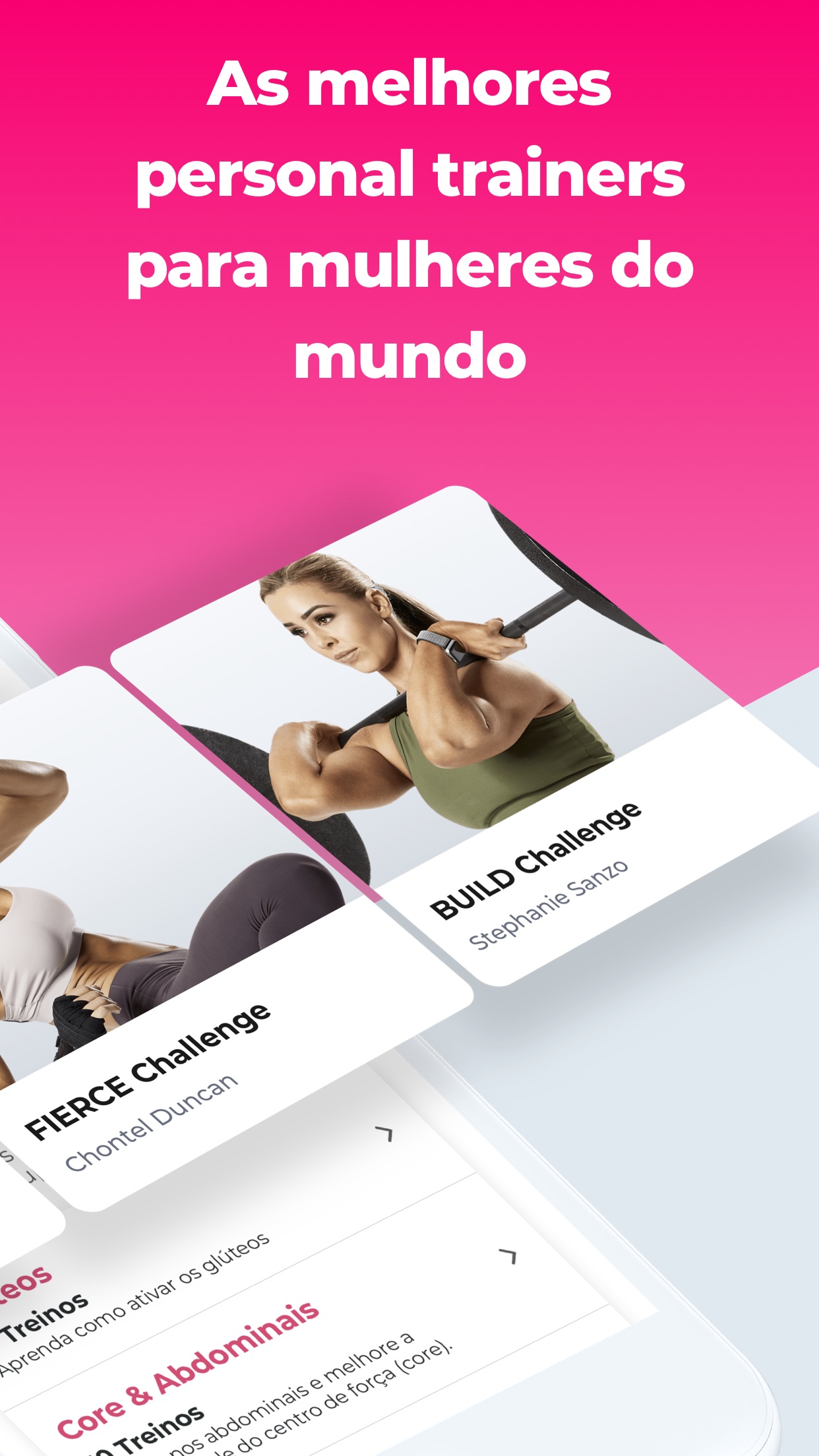 Screenshot do app SWEAT: Fitness Kayla Itsines