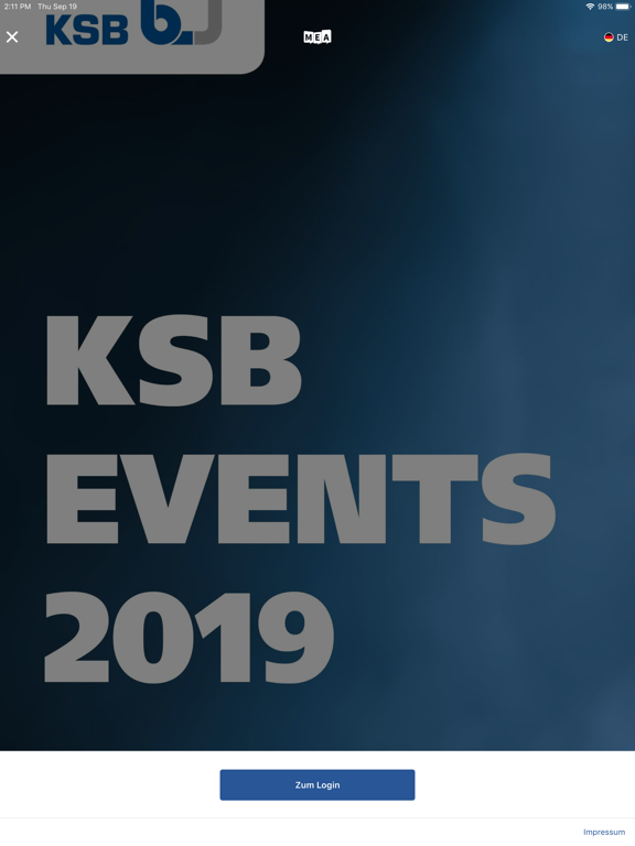 Screenshot #4 pour KSB Event App