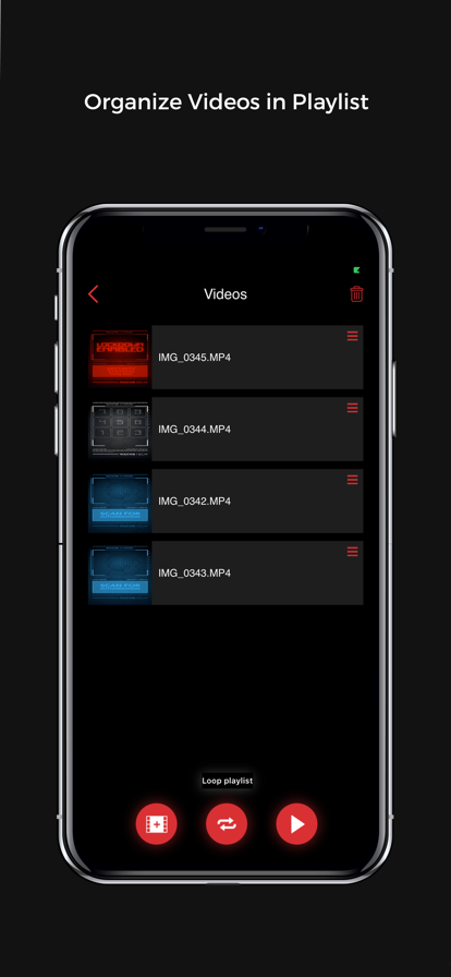 Video Playback App Screenshots