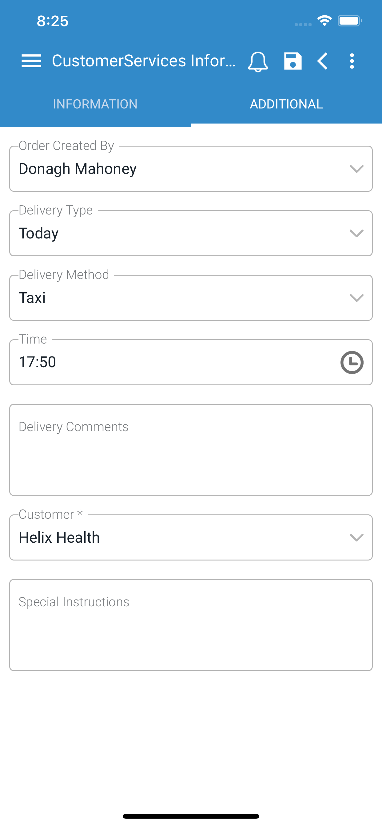 PEI Customer Services screenshot 4