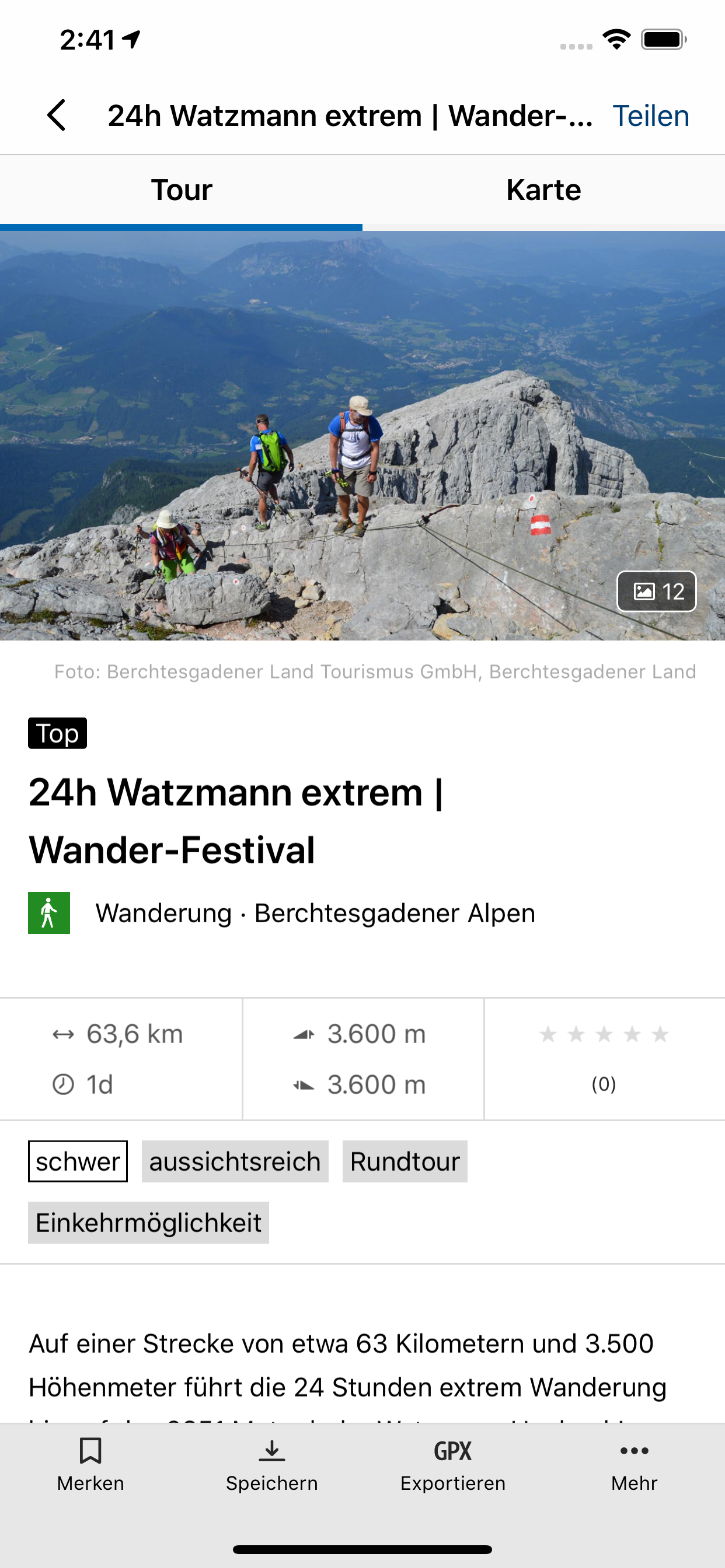 Berchtesgadener Land Touren