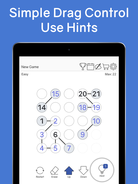 Number Chain - Logic Puzzle iPad screenshot 5 - Games app
