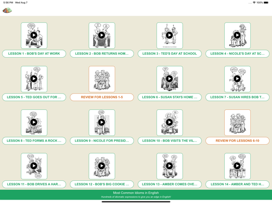 Screenshot #4 pour Most Common Idioms in English