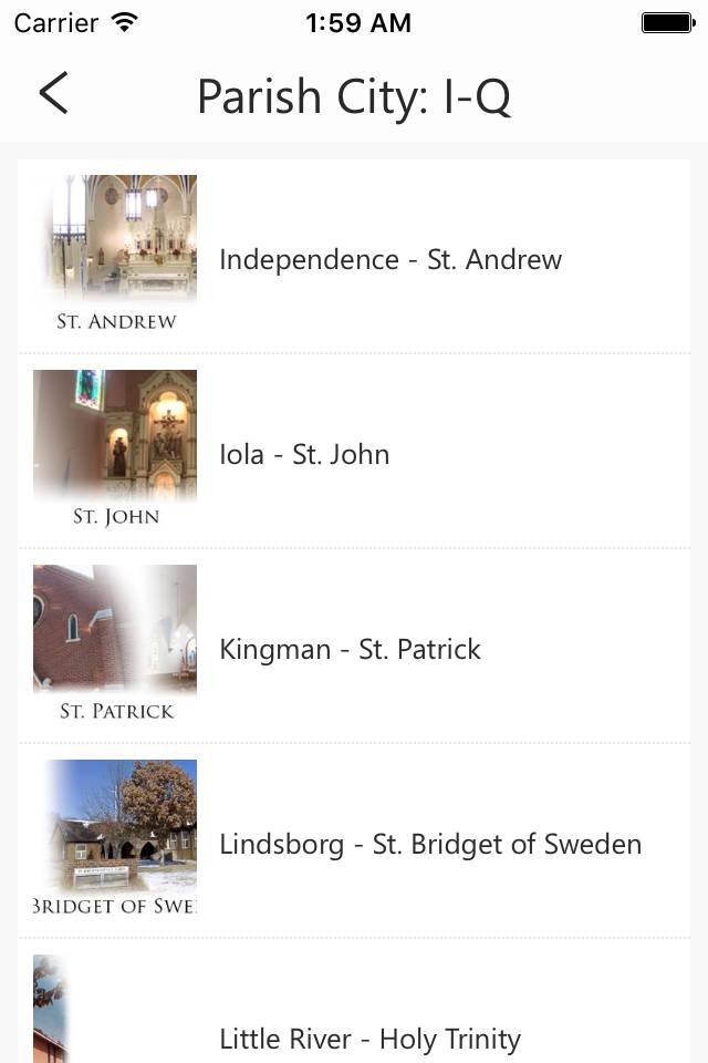 Diocese of Wichita - Directory screenshot 3