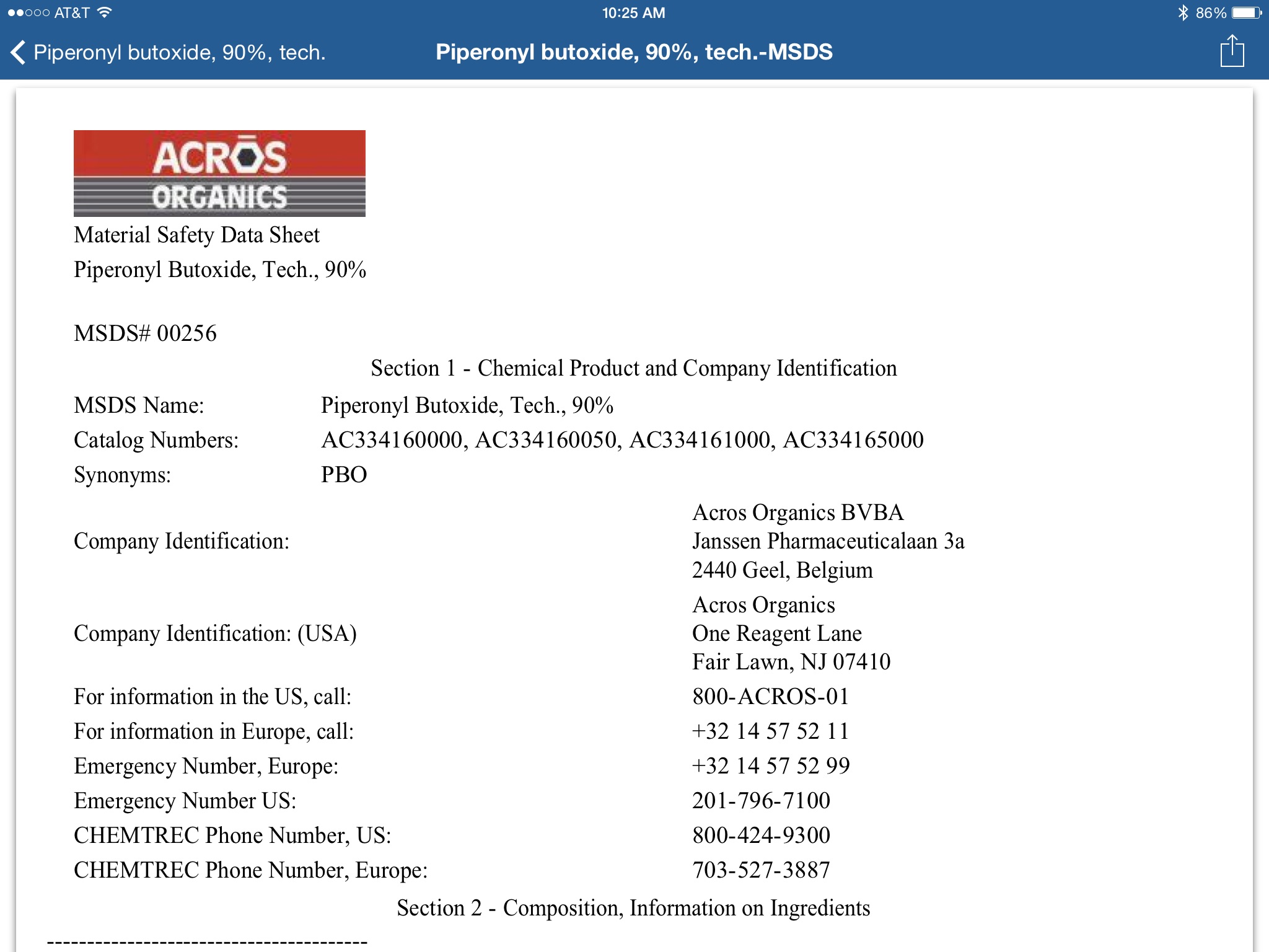 ChemSearch screenshot 3