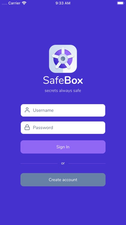 SafeBox - Secure Passwords