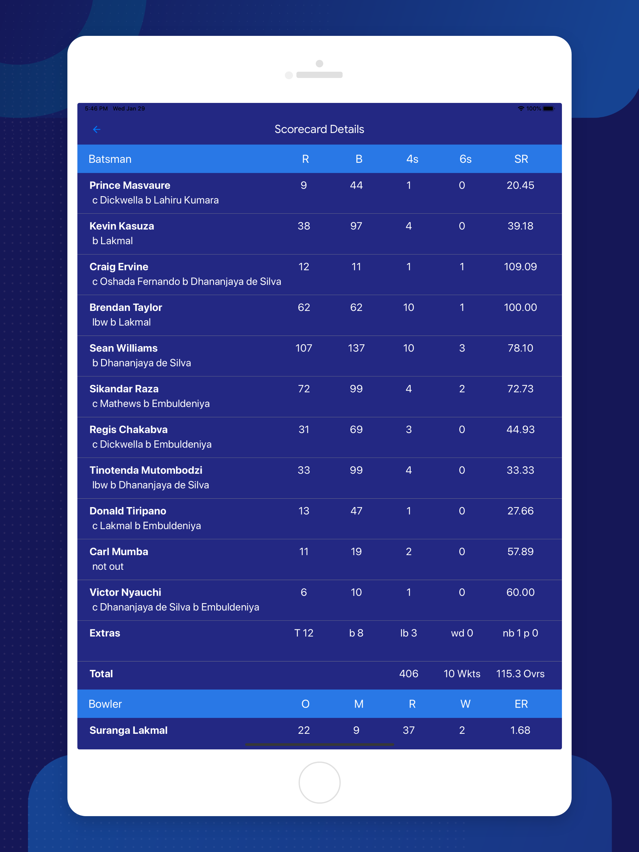 Live cricket score updates screenshot 8