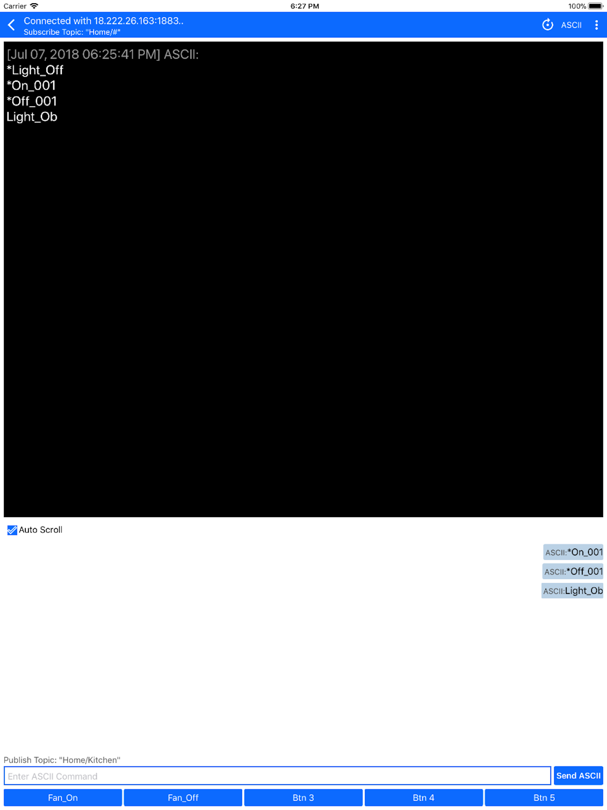 MQTT Terminal screenshot 9