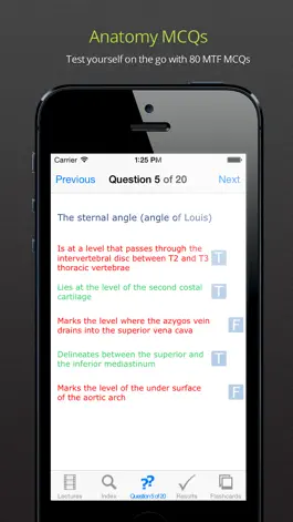 Game screenshot Anatomy Lectures and MCQs apk