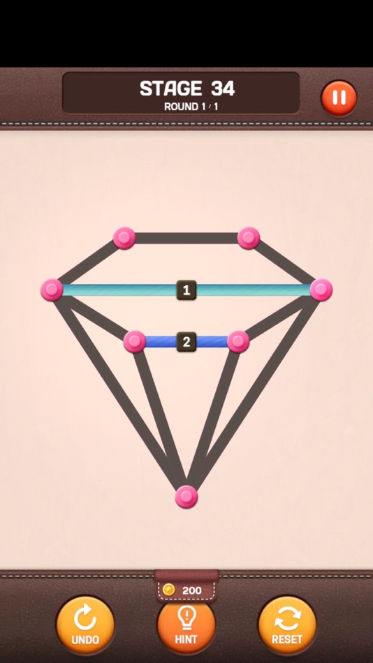 #1. One Connect Puzzle (iOS) By: MOBIRIX