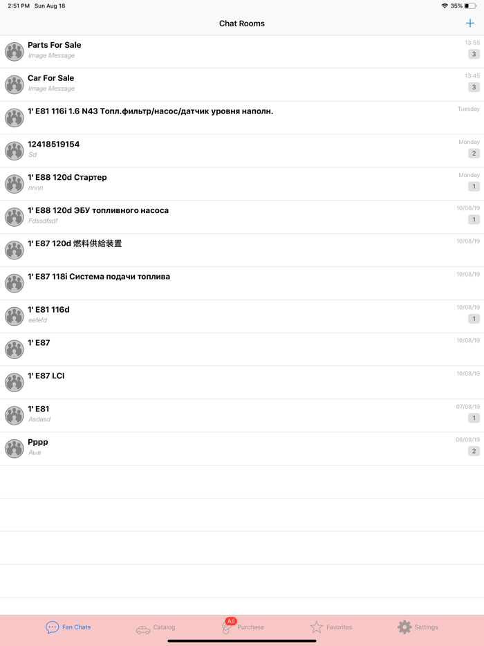 Fan club of BMW car fans