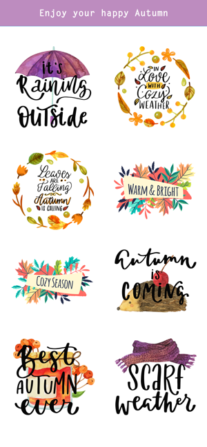 Autumn - Greetings with Animal(圖5)-速報App