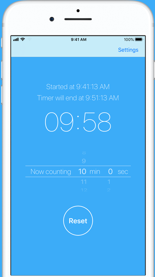 #2. Quick Timer: The Fastest Timer (iOS) Podle: Takeshi Ejiri