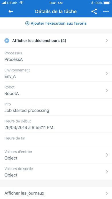 Screenshot #3 pour UiPath Orchestrator