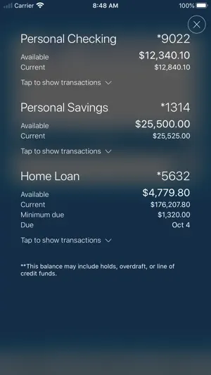 Mobile MVFCU screenshot 1