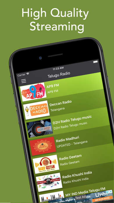 Telugu Radio FM - Telugu Songs Screenshot