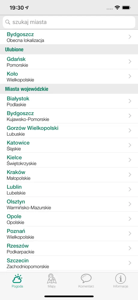 Pogoda ICM Meteo