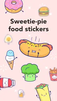 sweetie-pie food stickers iphone screenshot 1