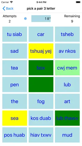 Game screenshot PickAPair Hmong - English apk