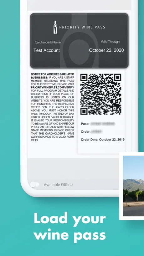 Priority Wine Pass