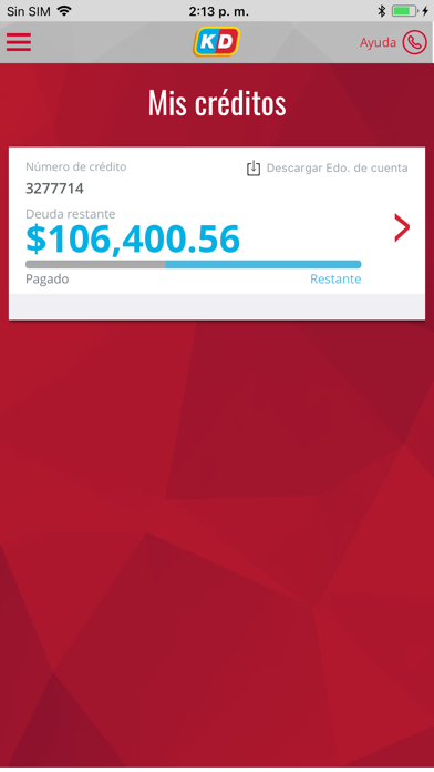 Screenshot #2 pour Kondinero Movil