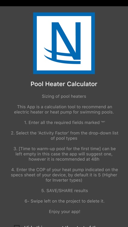Pool Heater Calculator