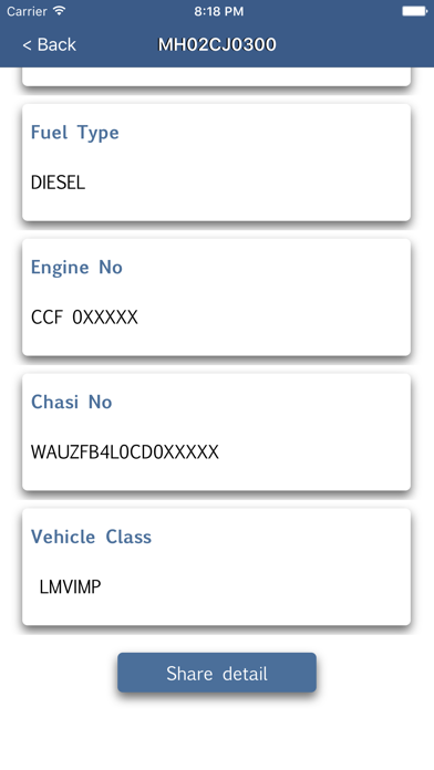 Vehicle Registration Infoのおすすめ画像3