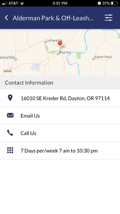 City of Dayton Oregon Screenshot