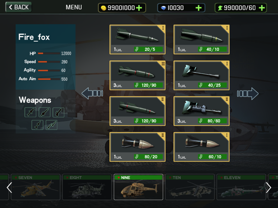 Gunship Combat: 3D Air Strike iPad screenshot 5 - Games app