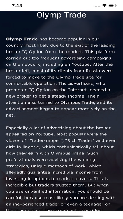 About Olymp Trade & Bonus