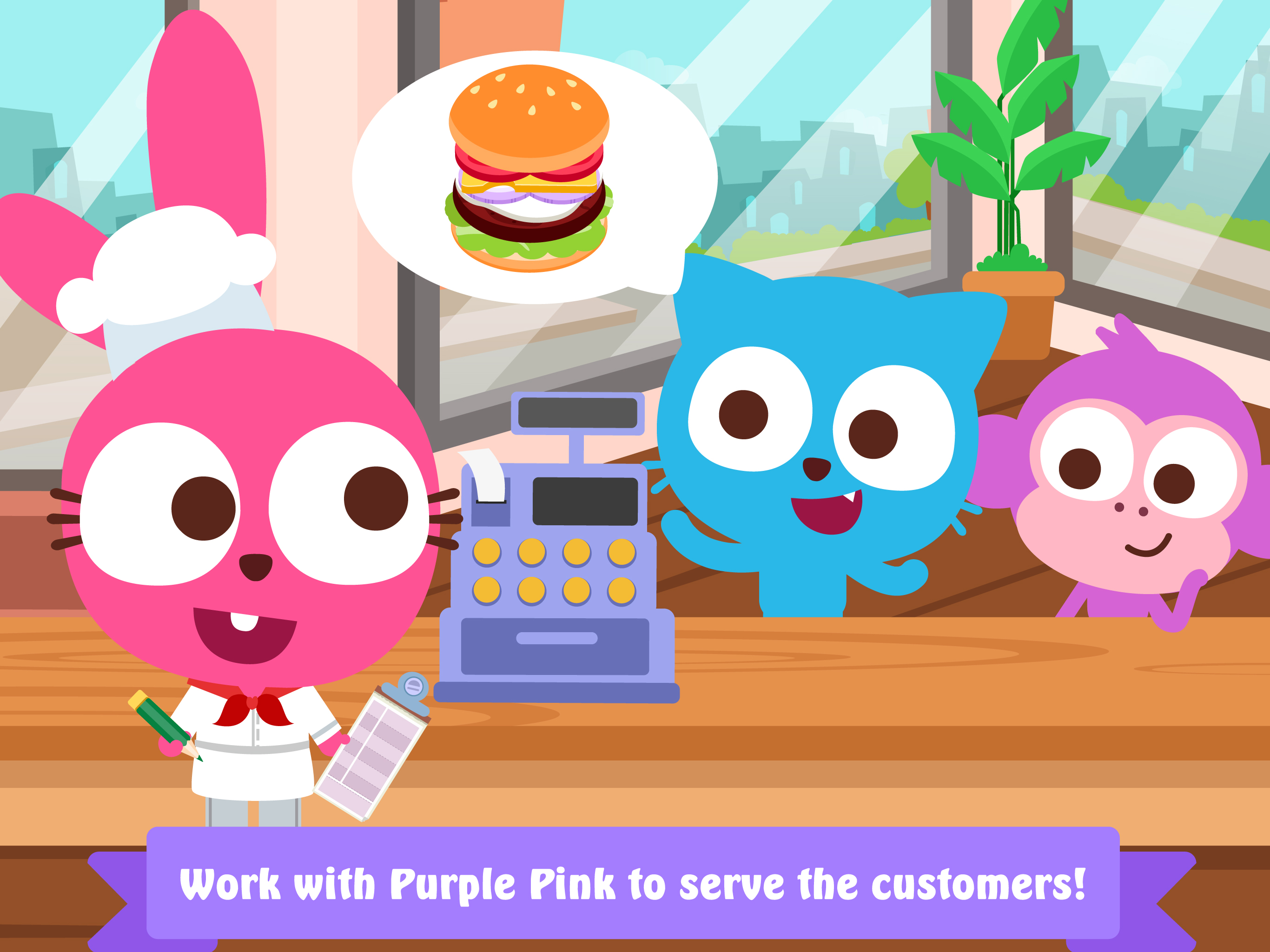 Purple Pink Chef Master