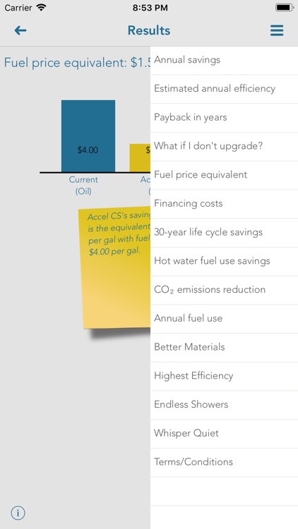 SmartHeat savings estimates screenshot-4