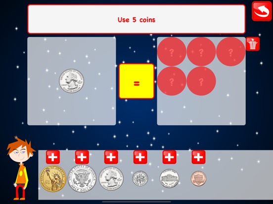 Coins Math Games Learning Lite iPad screenshot