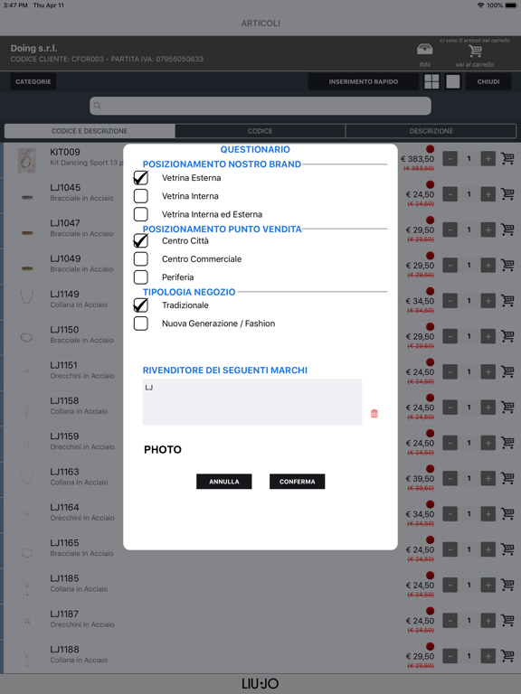 Screenshot #5 pour iOrder Liu Jo Luxury