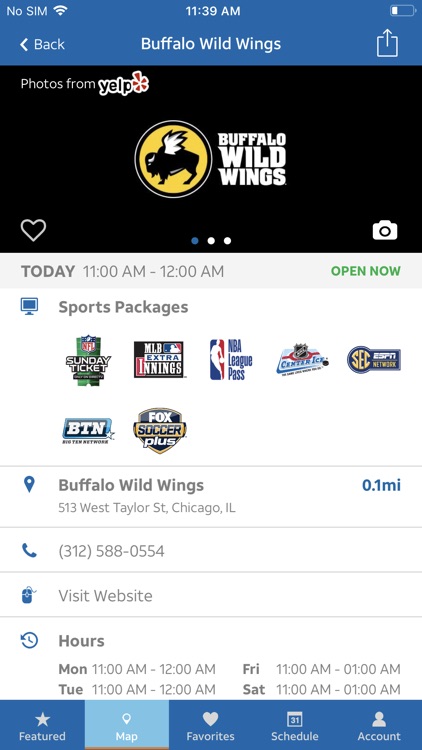 Sports Bar Finder