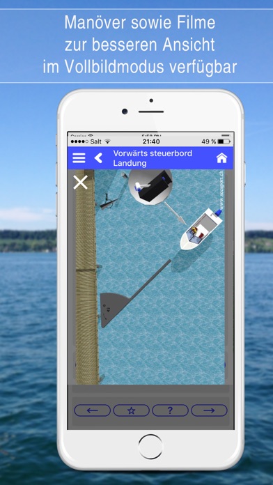 Bootsmanöver Aussenbordmotor Screenshot