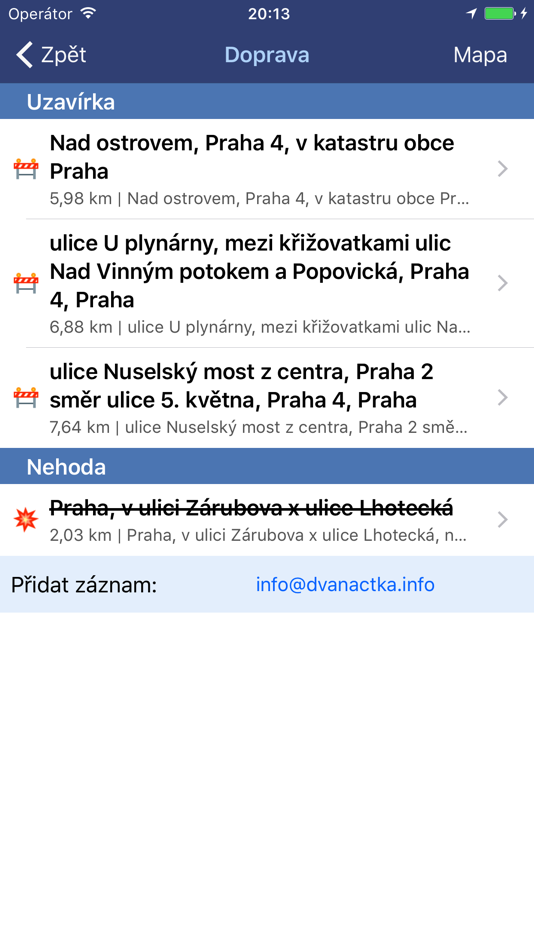 #3. Dvanáctka - Info z Prahy 12 (iOS) 게시자: Jan Adamec