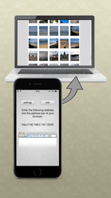 WiFi Photo Transfer screenshot