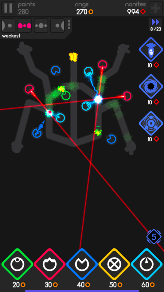 #1. Color Defense - A TD Puzzler (iOS) 由: McPeppergames UG (haftungsbeschraenkt) & Co. KG