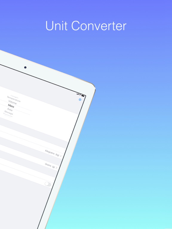 The ULTIMATE Unit Converter iPad screenshot 2 - Utilities app
