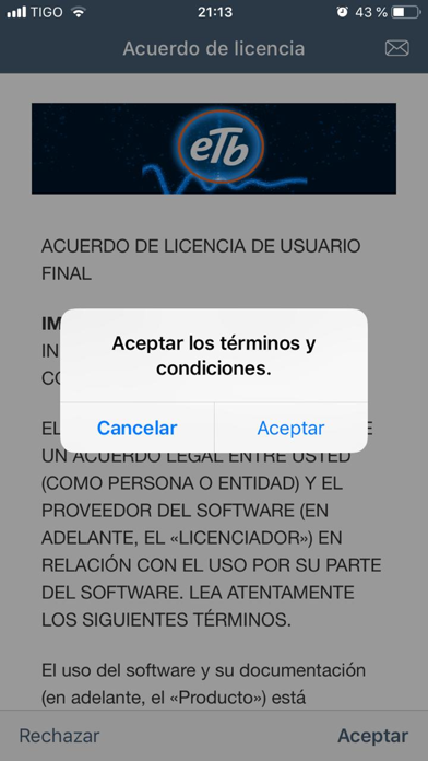 App screenshot