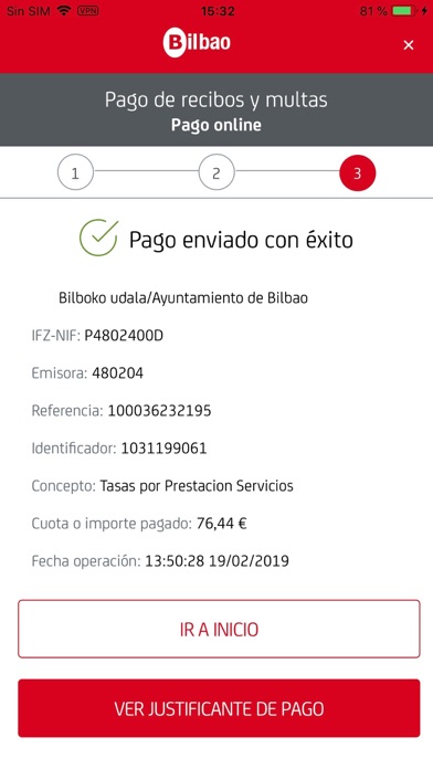 Bilbao UdalTax Screenshot
