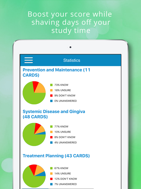 ADAT Periodontics Cram Cards iPad screenshot