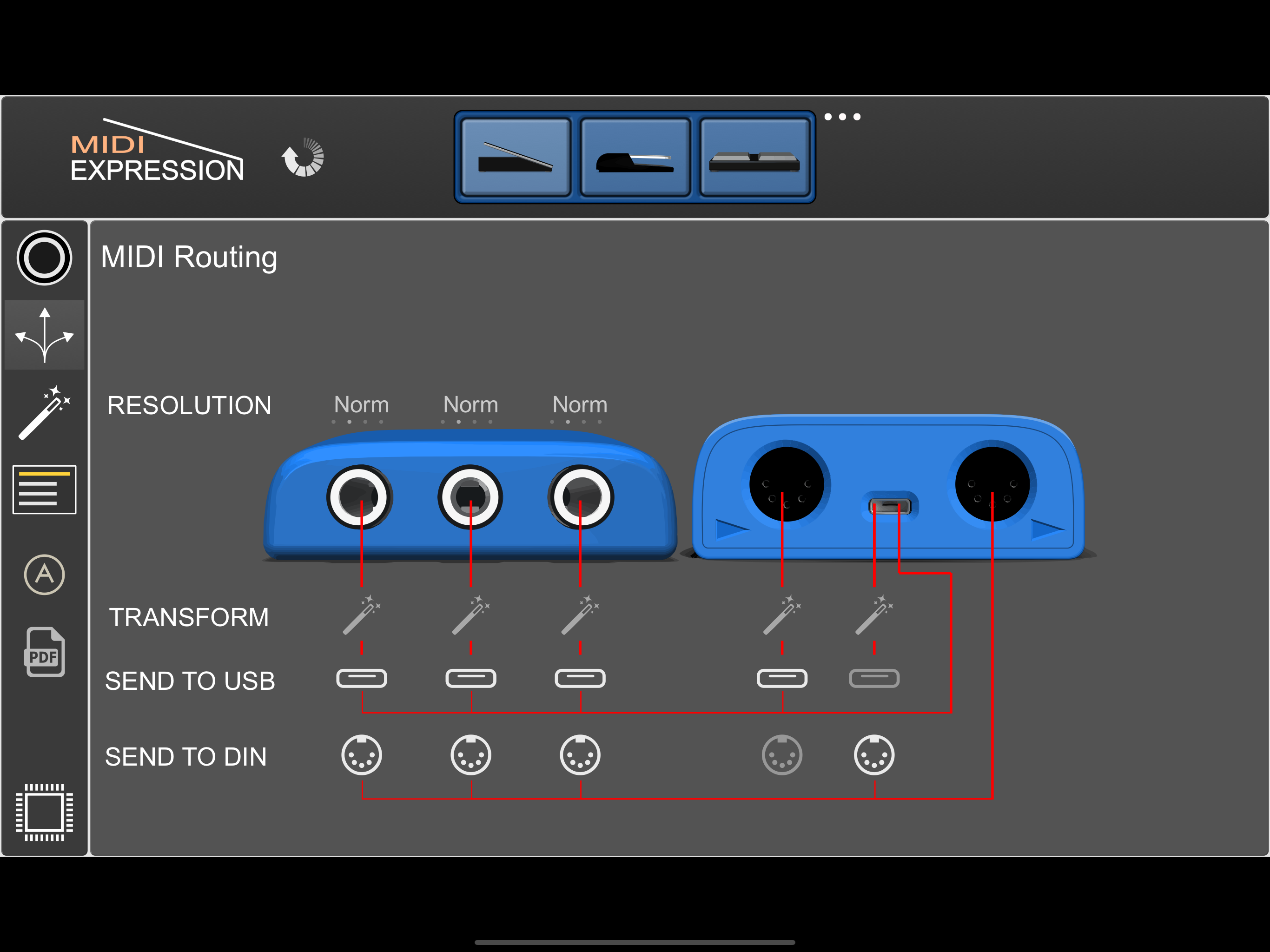 MIDI Expression Control